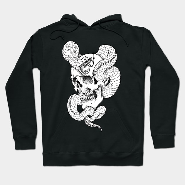 Skull and Snake Hoodie by Guru